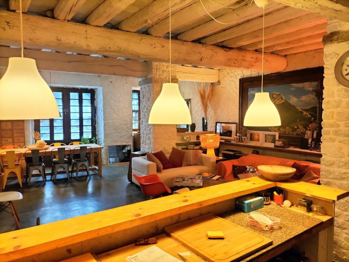 La Maison Sous Le Chateau Montsegur Bagian luar foto