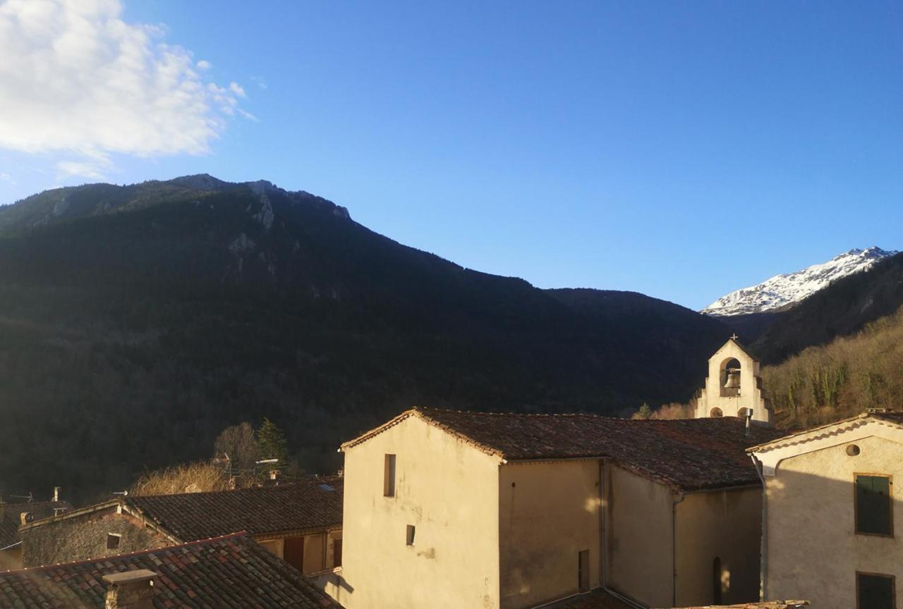 La Maison Sous Le Chateau Montsegur Bagian luar foto